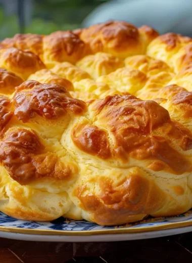 cottage cheese cloud bread freshly baked stack