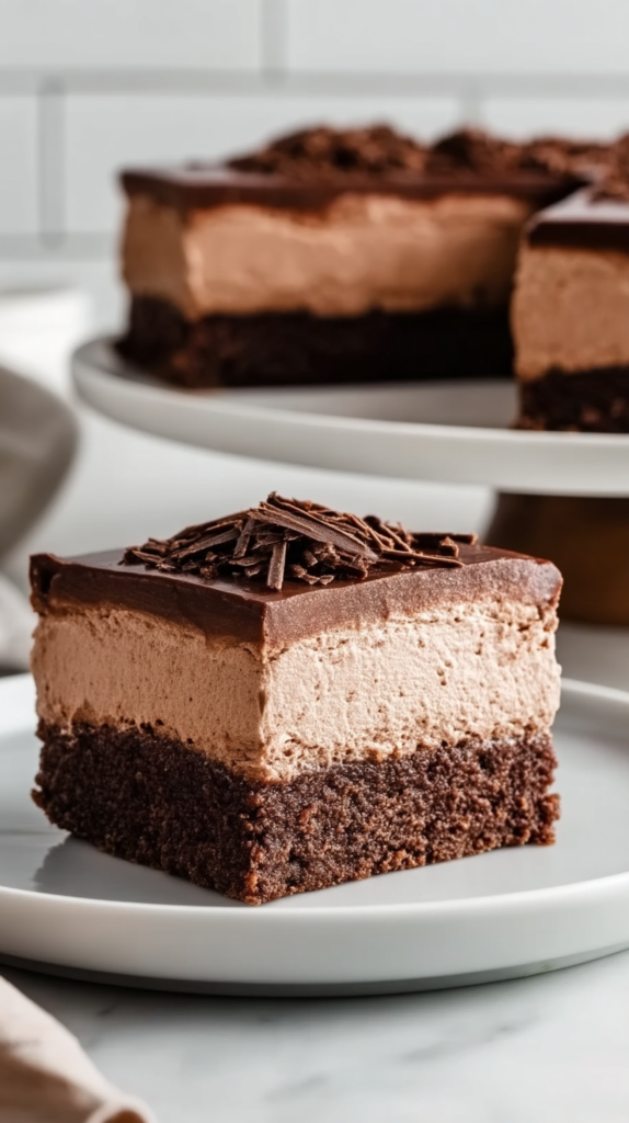 Chocolate Mousse Brownies