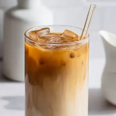 Iced Vanilla Latte at Home