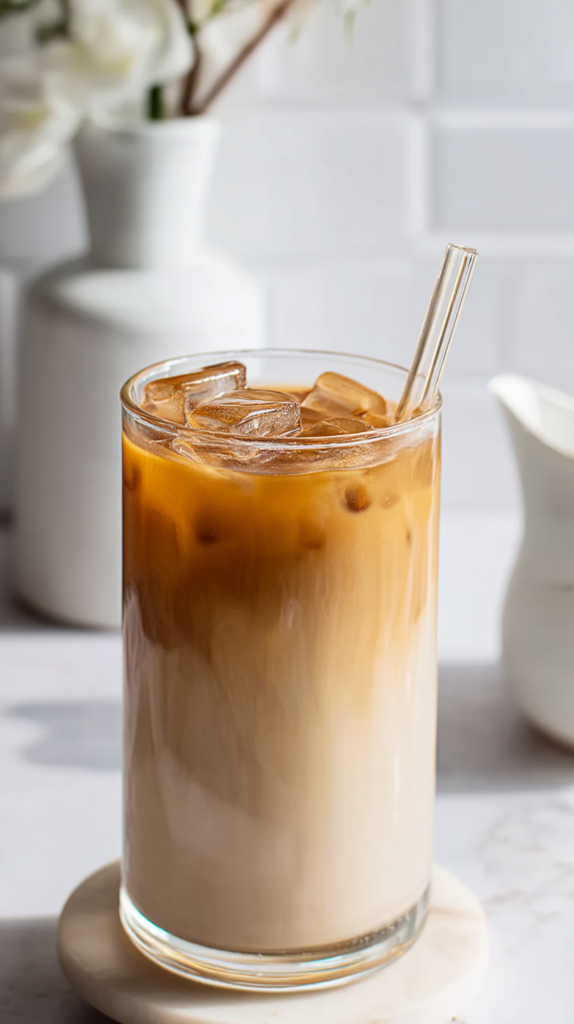 Easy Iced Vanilla Latte at Home