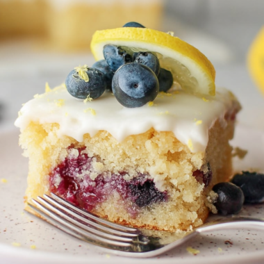 Lemon Blueberry Sheet Cake