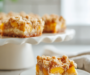 Peaches and Cream Crumble Bars