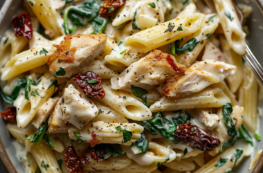 Creamy Tuscan Chicken Pasta 2