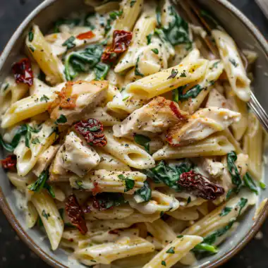 Creamy Tuscan Chicken Pasta 2