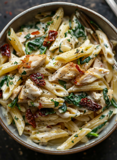Creamy Tuscan Chicken Pasta 2