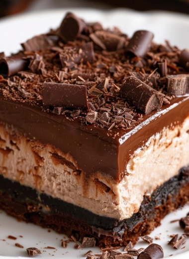 Chocolate Cheesecake Bars with Chocolate Ganache