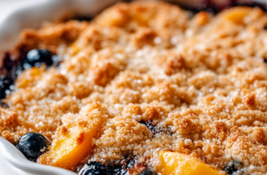 Blueberry Peach Cobbler