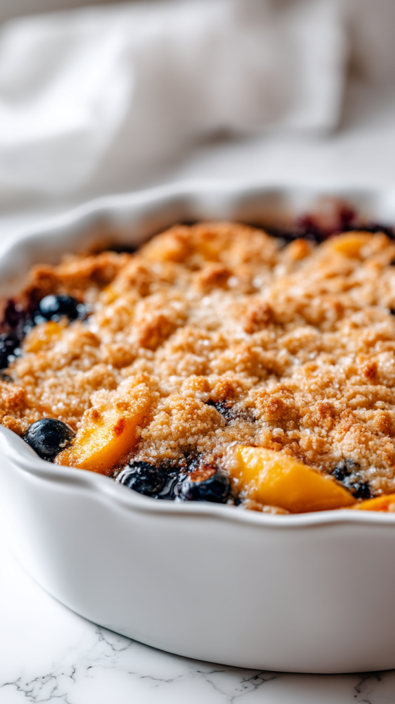 Blueberry Peach Cobbler