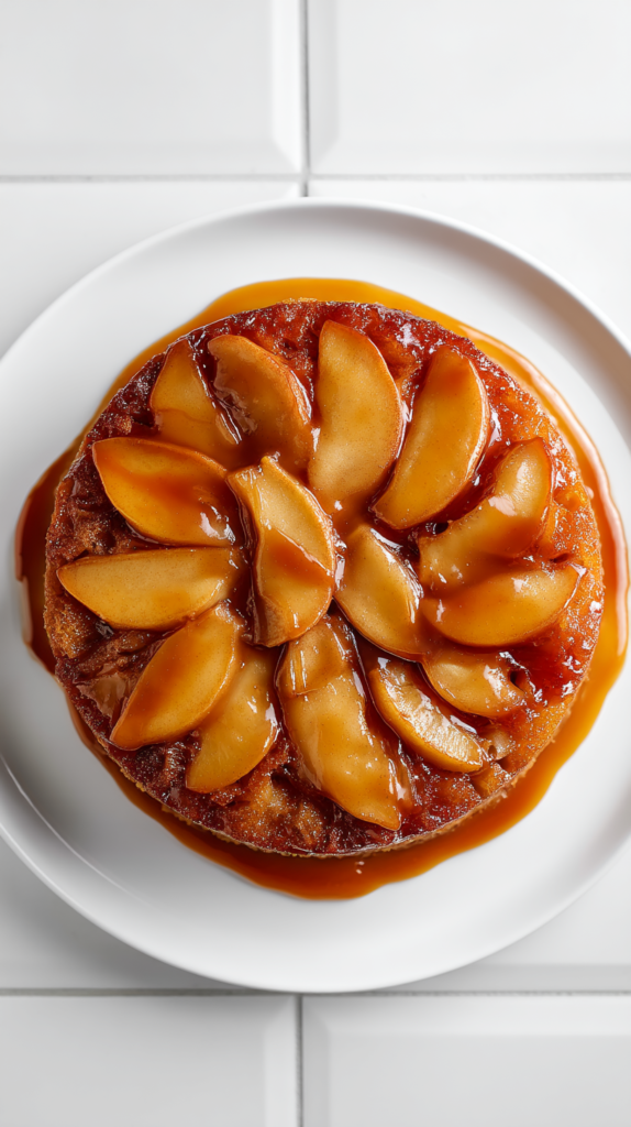 Caramel Apple Upside Down Cake