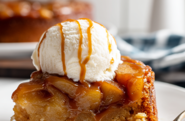 Caramel Apple Upside Down Cake