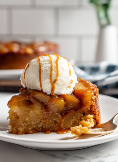 Caramel Apple Upside Down Cake