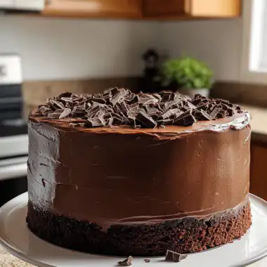 Dark Chocolate Layer Cake