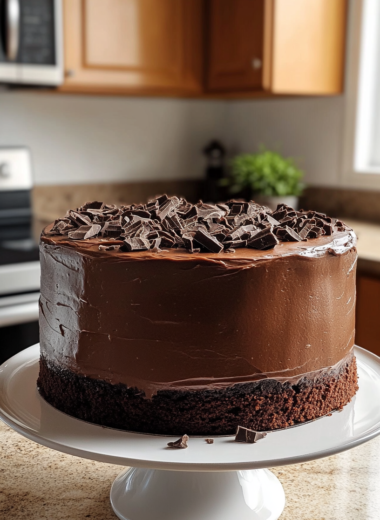 Dark Chocolate Layer Cake