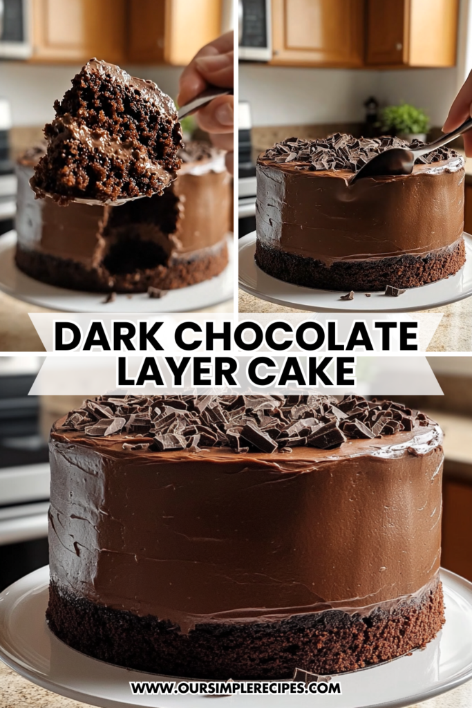 Dark Chocolate Layer Cake