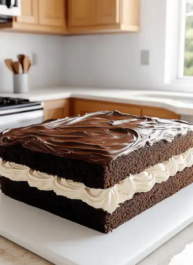 Ding Dong Sheet Cake