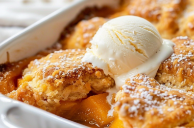 Easy Peach Cobbler Recipe