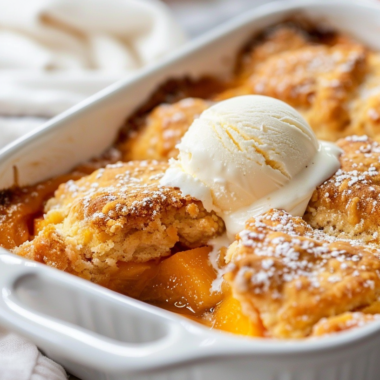 Easy Peach Cobbler Recipe
