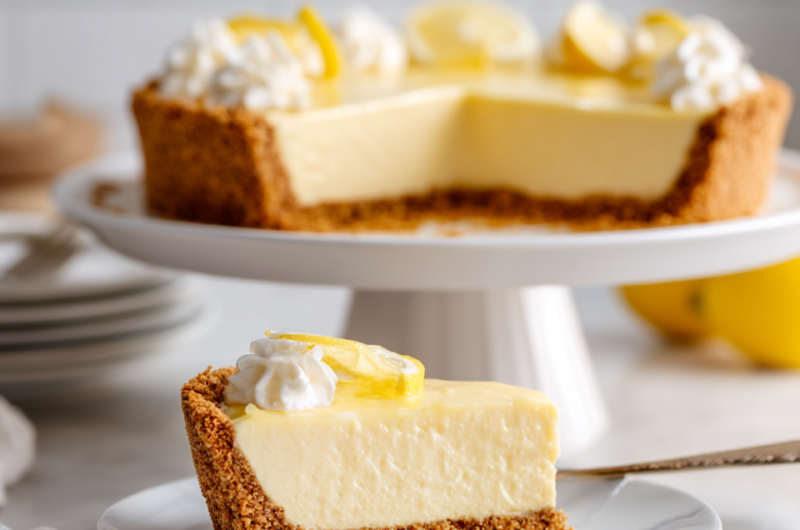 Lemon Icebox Pie with Graham Cracker Crust