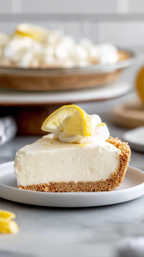 Lemon Icebox Pie with Graham Cracker Crust