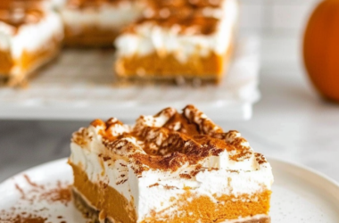 Easy Pumpkin Cheesecake Bars Recipe