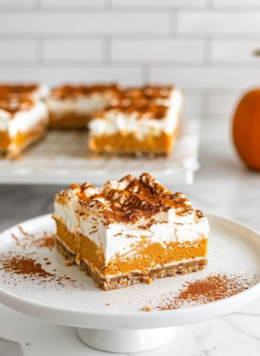 Easy Pumpkin Cheesecake Bars Recipe