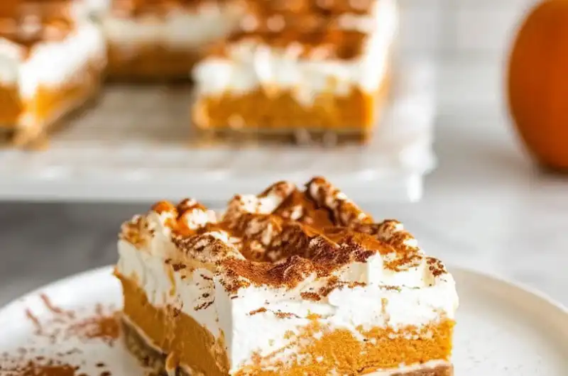 Easy Pumpkin Cheesecake Bars Recipe