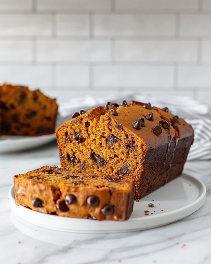 Pumpkin Chocolate Chip Bread