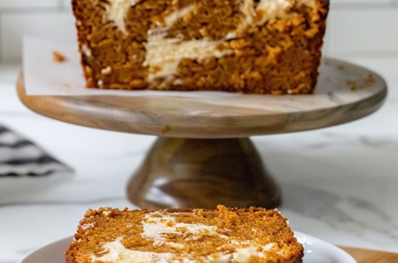 Easy Pumpkin Cream Cheese Bread