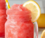 Easy Homemade Strawberry Lemonade Slushie