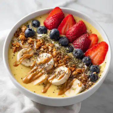thick Banana Smoothie Bowl