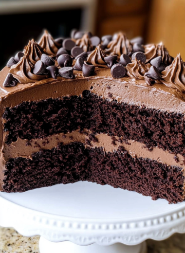 Triple Chocolate Layer Cake