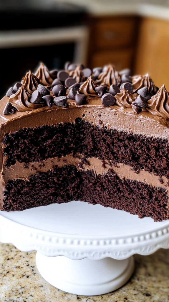 Triple Chocolate Layer Cake