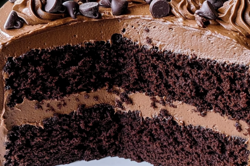 Triple Chocolate Layer Cake