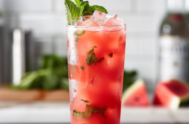 Watermelon mint agua fresca