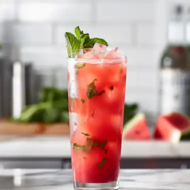 Watermelon mint agua fresca