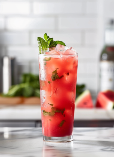 Watermelon mint agua fresca