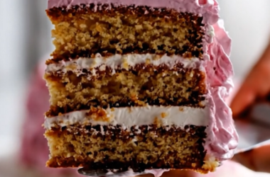 Pink Rose Celebration Cake