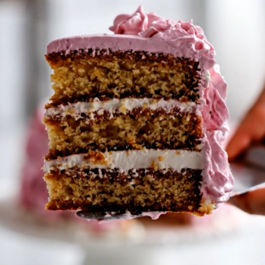 Pink Rose Celebration Cake