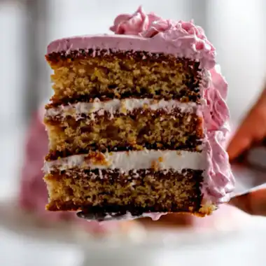 Pink Rose Celebration Cake