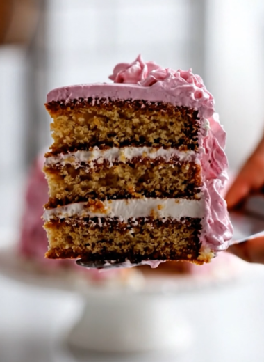 Pink Rose Celebration Cake