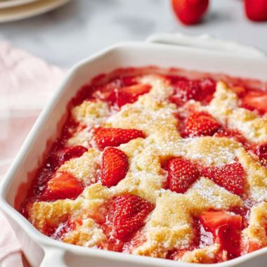 Strawberry Cobbler