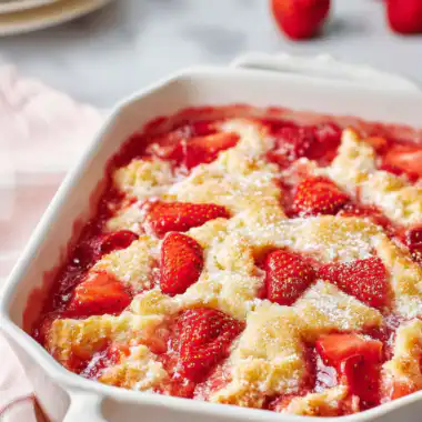 Strawberry Cobbler
