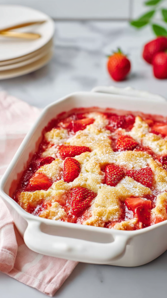Strawberry Cobbler