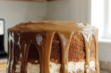 Coffee Cream Layer Cake Recipe