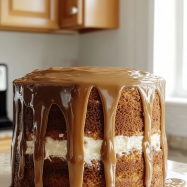 Coffee Cream Layer Cake Recipe