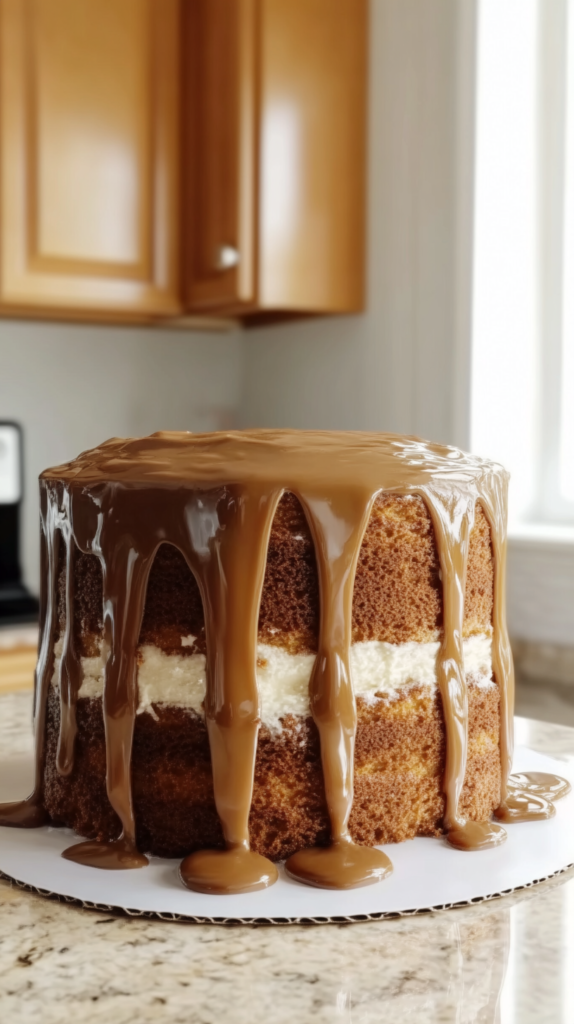Coffee Cream Layer Cake Recipe