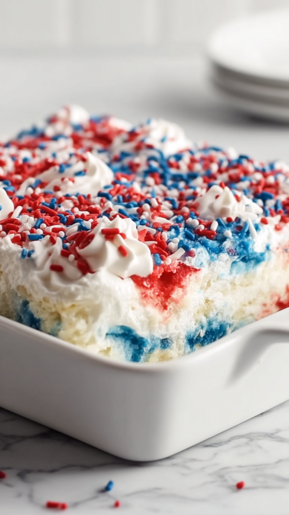 4th of July Poke Cake