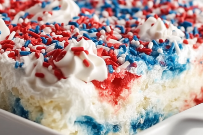 4th of July Poke Cake