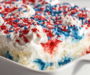 4th of July Poke Cake : Easy Patriotic Red White and Blue Dessert