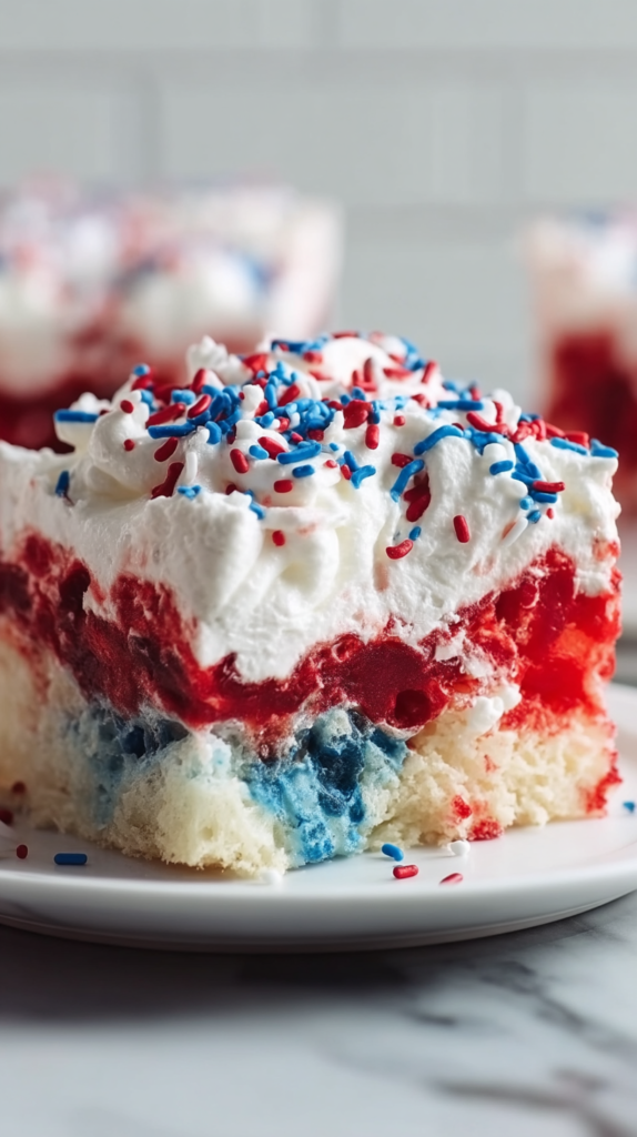 4th of July Poke Cake